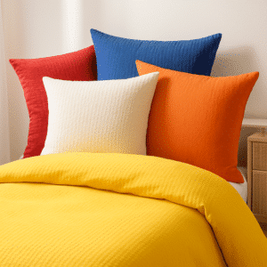 סט 100% כותנה ג'רסי סדין וציפית לכרית במגוון צבעים